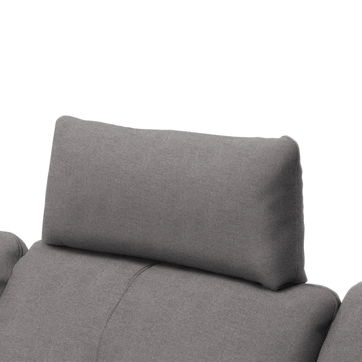 ECKSOFA in Webstoff Anthrazit  179/301 cm  - Anthrazit/Schwarz, Design, Textil/Metall (179/301cm) - Chilliano