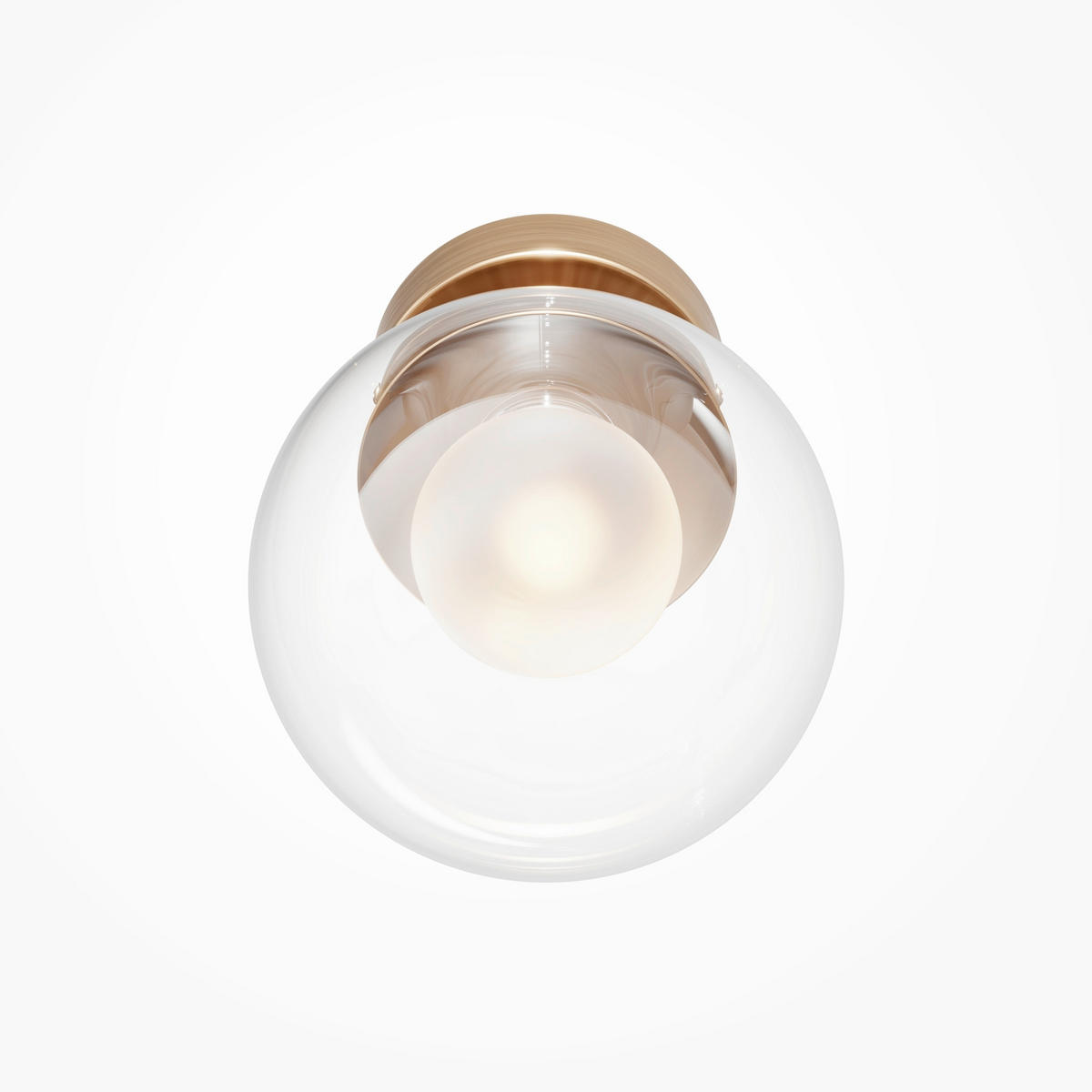 WANDLEUCHTE Basic form 15/15 cm  - Goldfarben, Design, Metall (15/15cm) - MAYTONI