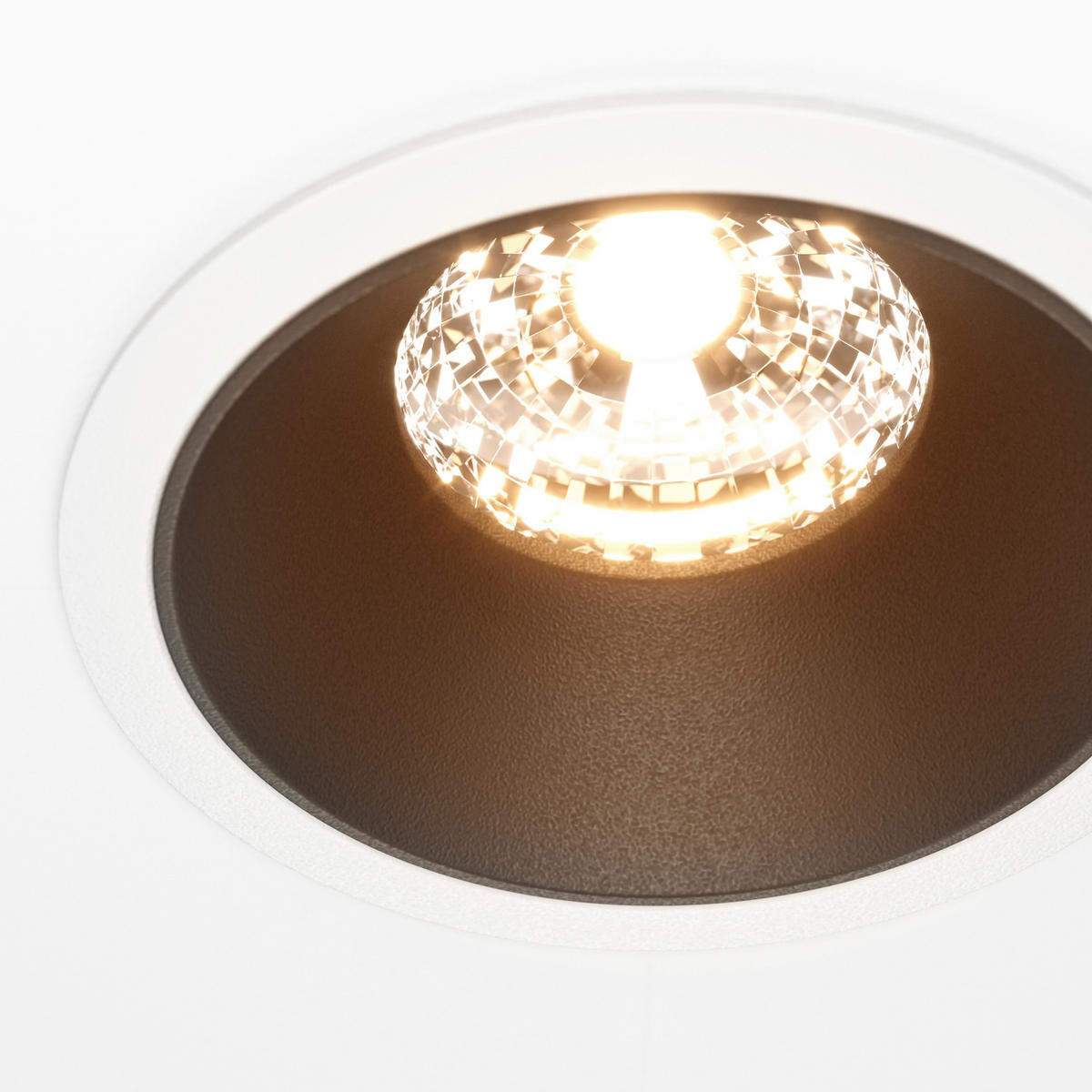 DECKENLEUCHTE Downlight 8,5/6,3 cm   - Schwarz/Weiß, Design, Metall (8,5/6,3cm) - MAYTONI