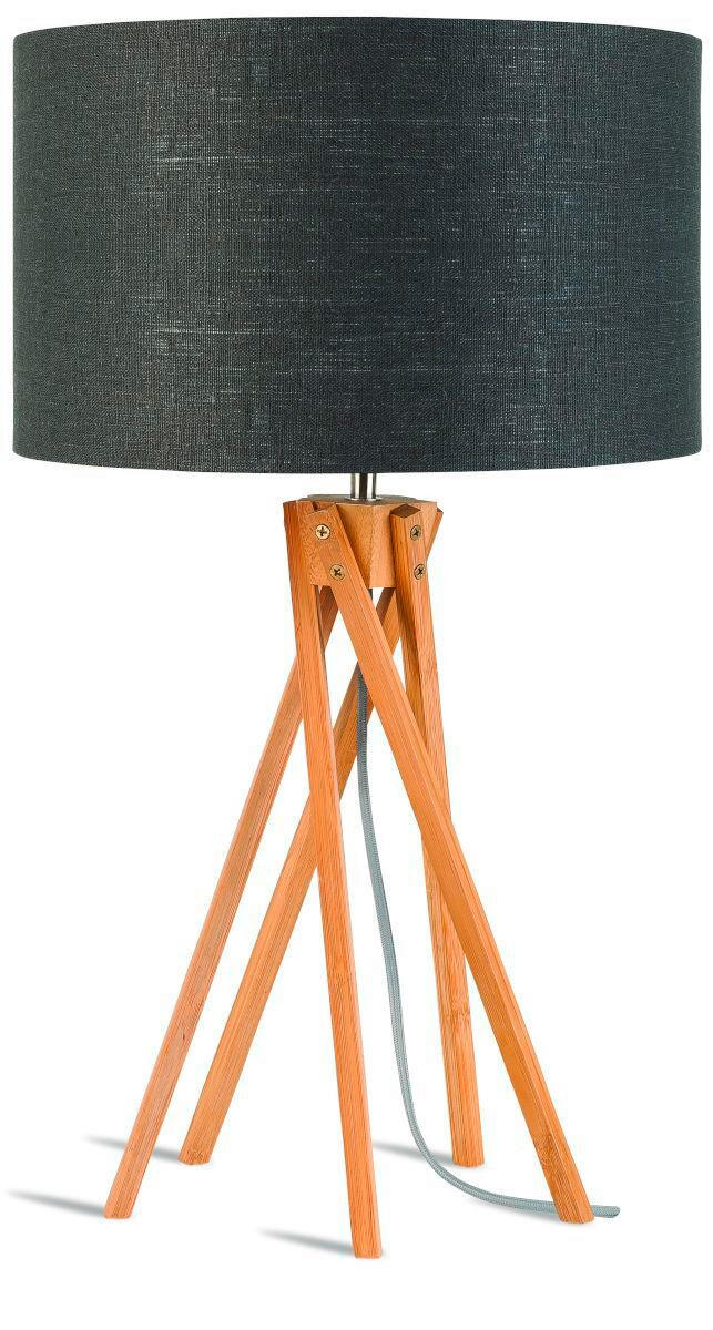 BORDSLAMPA GOOD&MOJO  32/59/32 cm   - mörkgrå/naturfärgad, Trend (32/59/32cm) - Good & Mojo