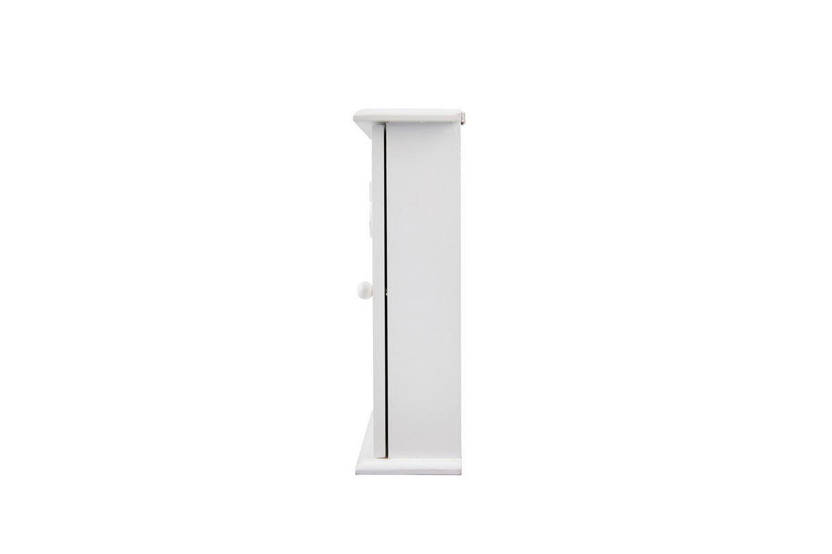 SCHLÜSSELKASTEN Weiß  - Weiß, Basics, Holzwerkstoff (20/24/7cm) - Milino