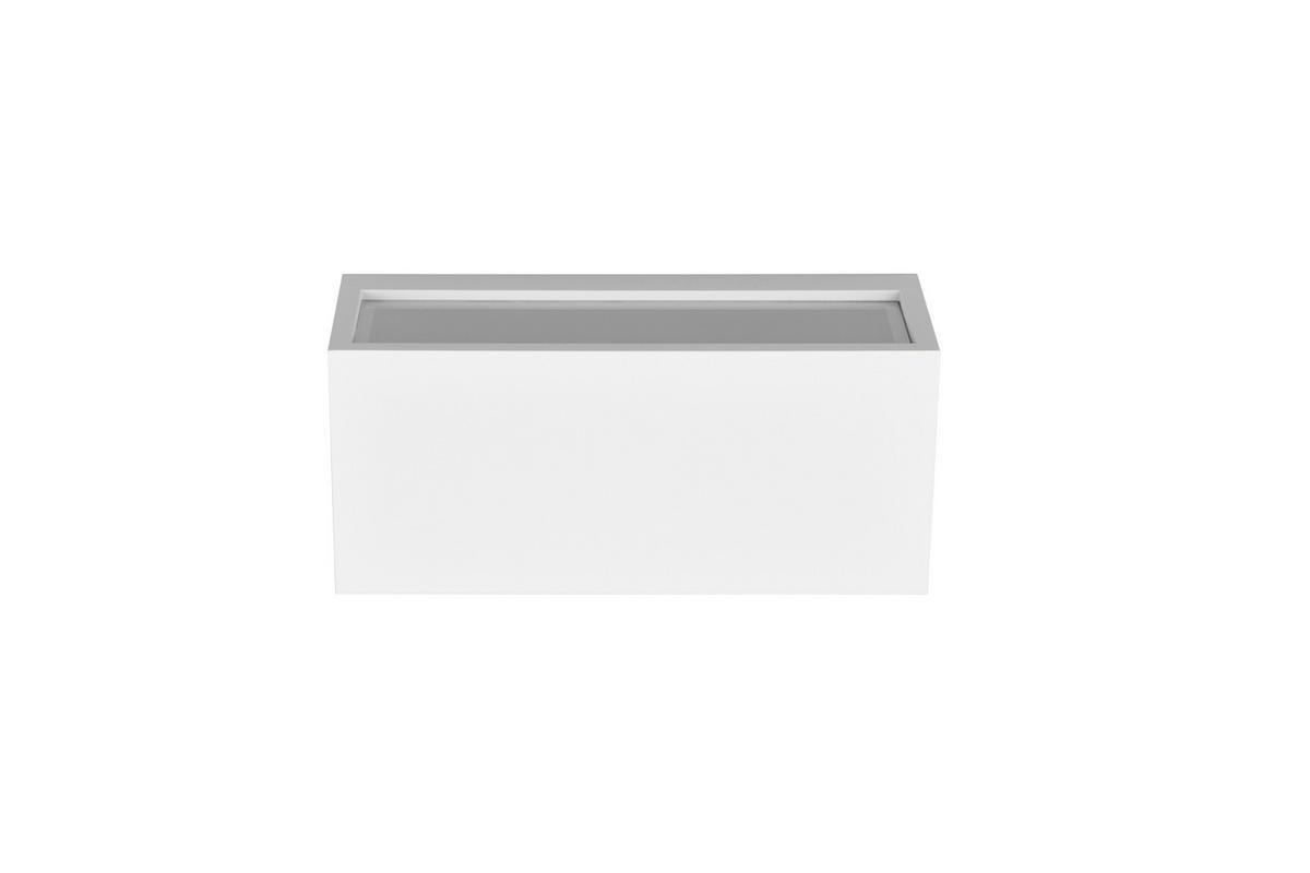 AUSSENWANDLEUCHTE - Weiss, Konventionell, Glas/Metall (11/25/10cm) - Trio Leuchten