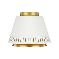 PLAFONNIER  28.1/21.3 cm    - blanc, Konventionell, métal (28.1/21.3cm) - Elstead Lighting