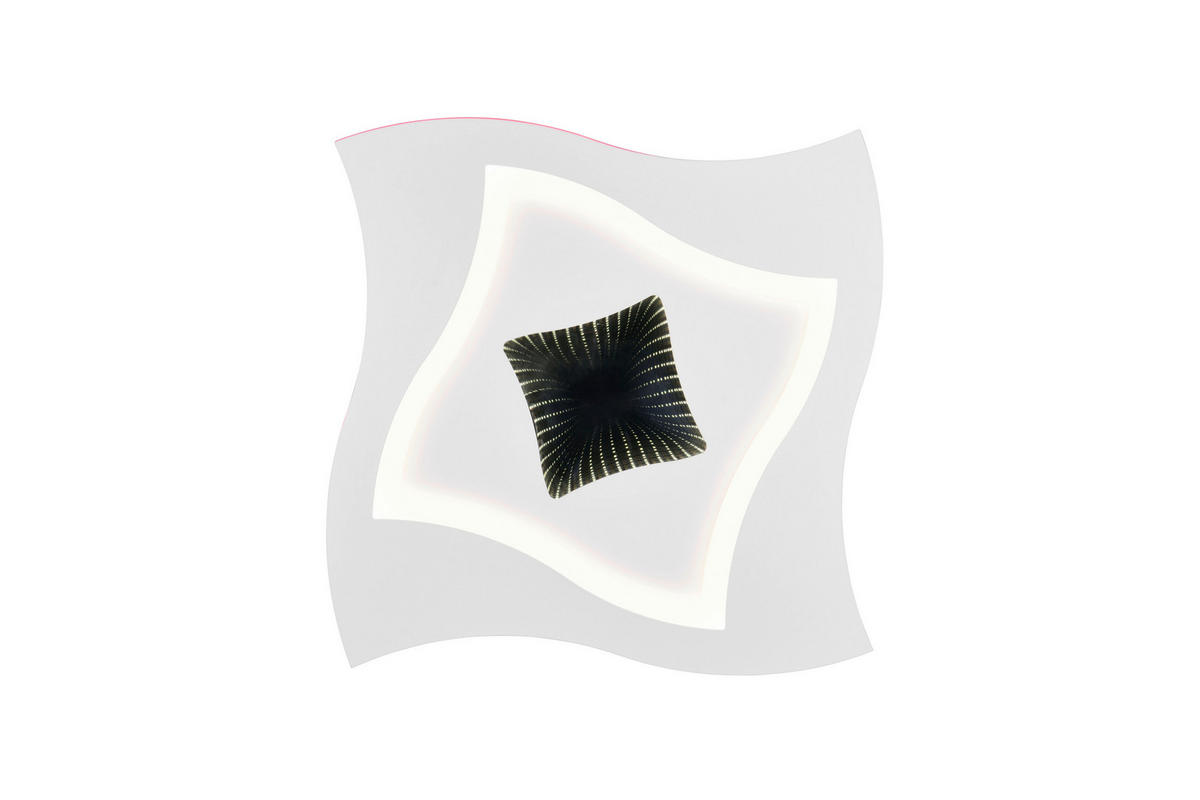 Plafonieră Cu Led - alb, Design, metal (50/50/6cm)