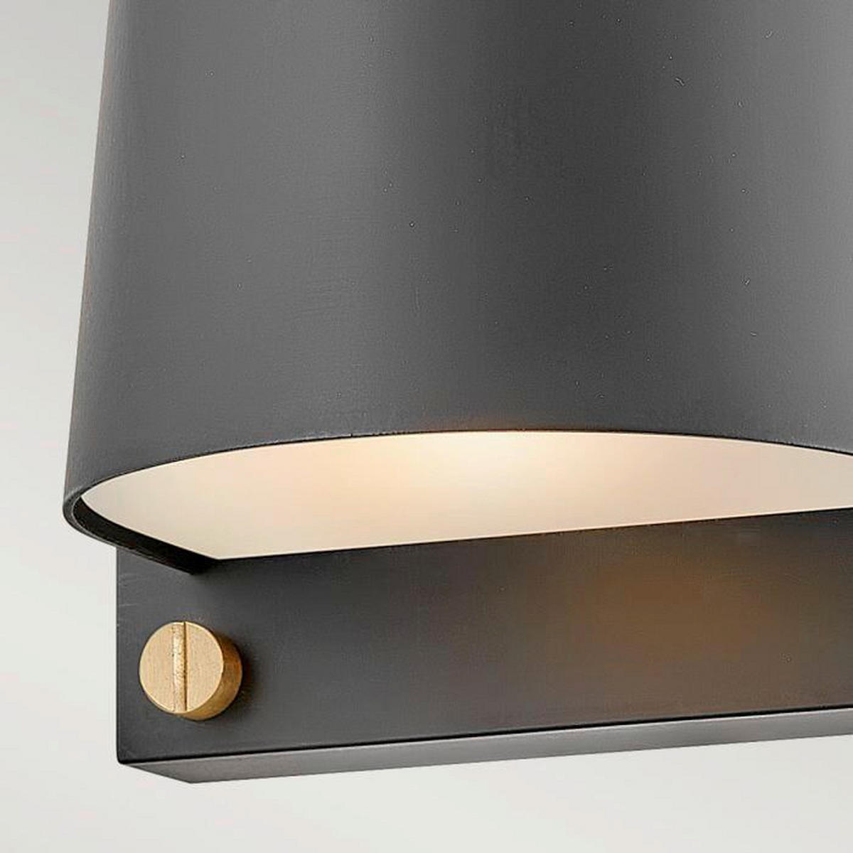 AUSSENWANDLEUCHTE - Schwarz, Konventionell, Kunststoff/Metall (12/16.5/16.5cm) - Elstead Lighting