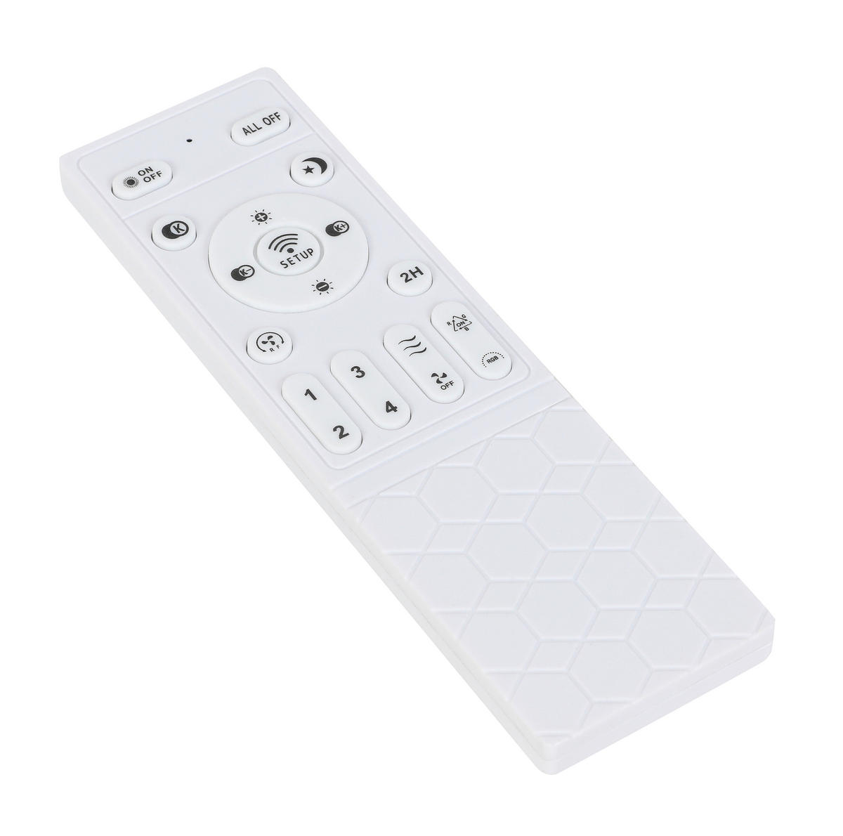 DECKENVENTILATOR - Schwarz/Weiß, Trend, Kunststoff/Metall (58/14,5cm) - Mican