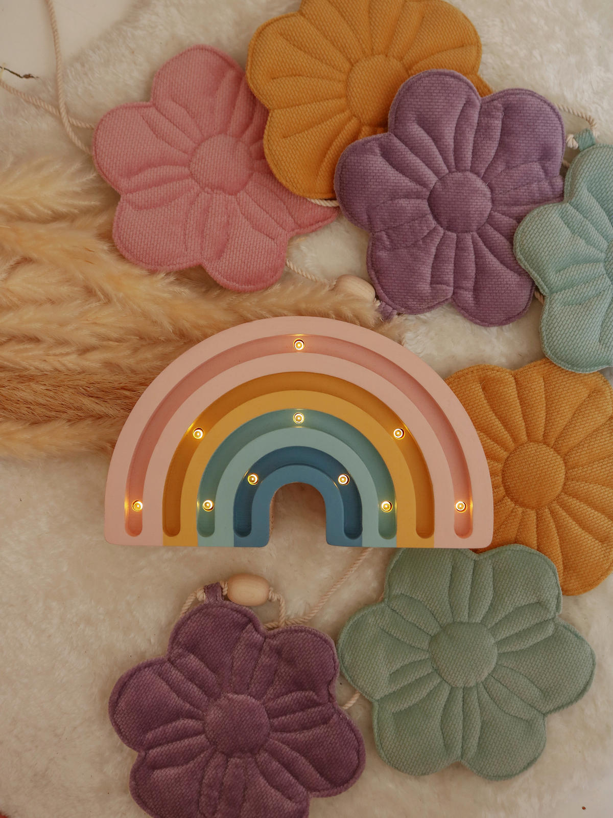 KINDERWANDLEUCHTE Sky 21/5.5/12 cm   - Multicolor, Natur, Holz (21/5.5/12cm)