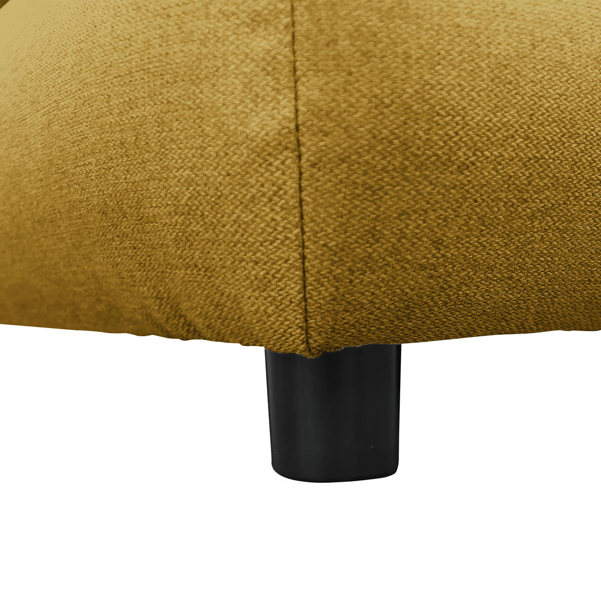 SCHLAFSOFA Webstoff Gelb  - Gelb/Schwarz, Design, Kunststoff/Textil (200/88/87cm) - P & B