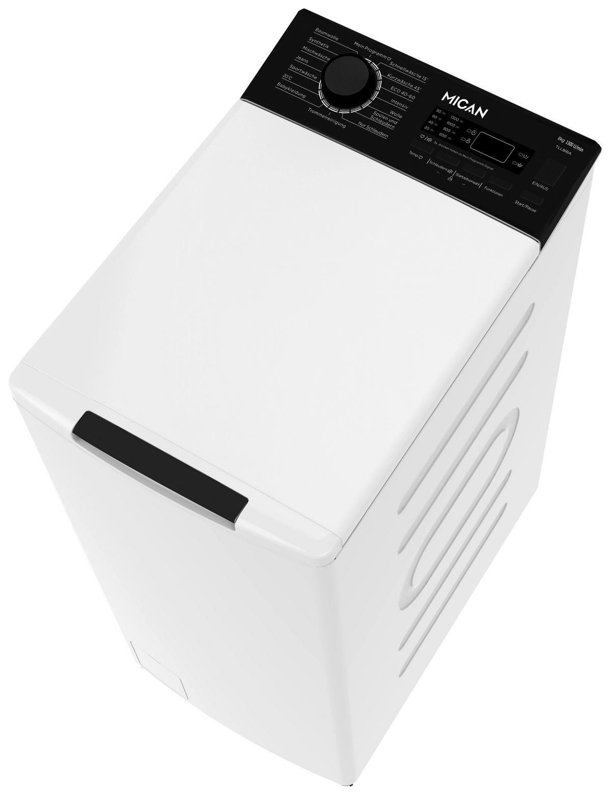 WASCHMASCHINE - Weiß, Basics, Kunststoff/Metall (40/87/61cm) - Mican