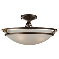 DECKENLEUCHTE 48/28/48 cm   - Bronzefarben, Trend, Glas/Metall (48/28/48cm) - MAYTONI