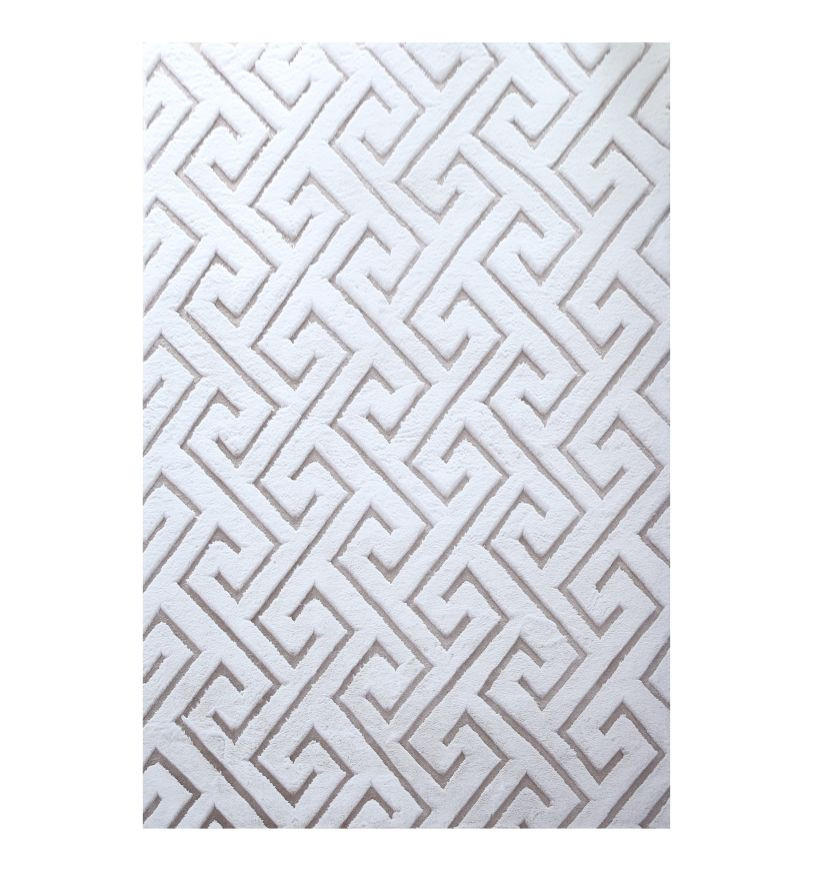 FLACHWEBETEPPICH 140/200 cm VISION Weiß, Beige  - Beige/Weiß, Design, Textil (140/200cm) - Novel