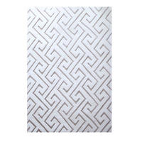 FLACHWEBETEPPICH 140/200 cm VISION Weiß, Beige  - Beige/Weiß, Design, Textil (140/200cm) - Novel
