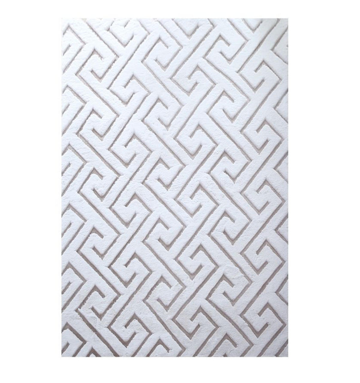 FLACHWEBETEPPICH 140/200 cm VISION Weiß, Beige  - Beige/Weiß, Design, Textil (140/200cm) - Novel