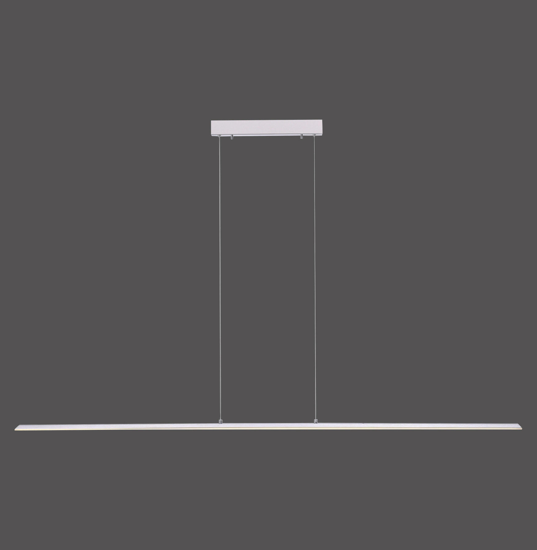 LED-HÄNGELEUCHTE 160/6/120 cm  - Silberfarben, Design, Kunststoff/Metall (160/6/120cm) - Neuhaus PURE