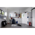 AUFSATZSCHRANK 30/40/54 cm   - Alufarben/Weiß, KONVENTIONELL, Holzwerkstoff/Kunststoff (30/40/54cm) - Xora