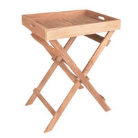 GARTENBEISTELLTISCH 39/29/50 cm  - Braun, Basics, Holz (39/29/50cm) - Gardenson