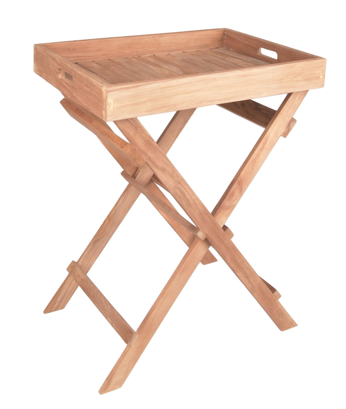GARTENBEISTELLTISCH 39/29/50 cm  - Braun, Basics, Holz (39/29/50cm) - Gardenson