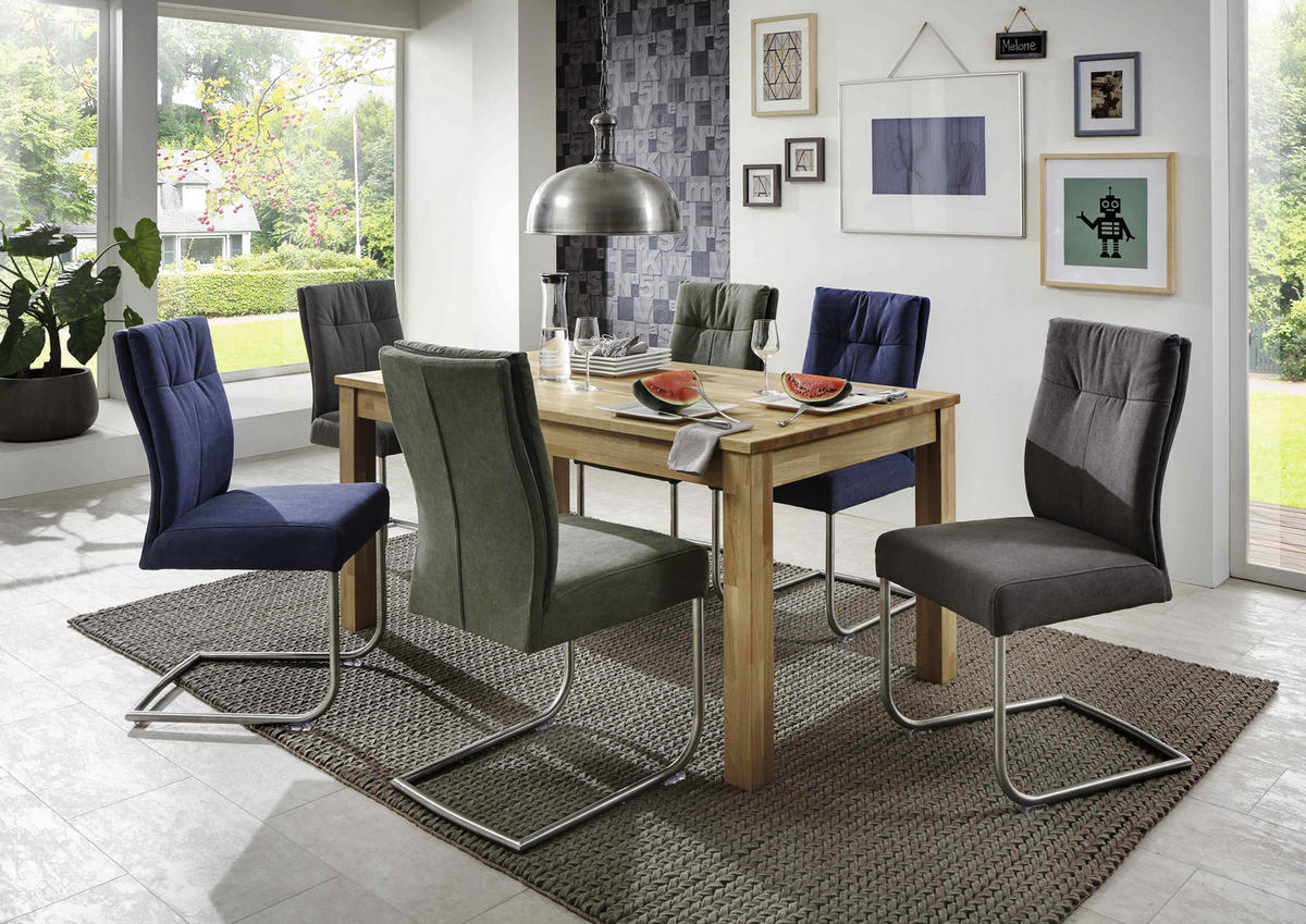 ESSTISCH Eichefarben rechteckig  ausziehbar  - Eichefarben, KONVENTIONELL, Holz (180-250/90/76cm) - Valdera