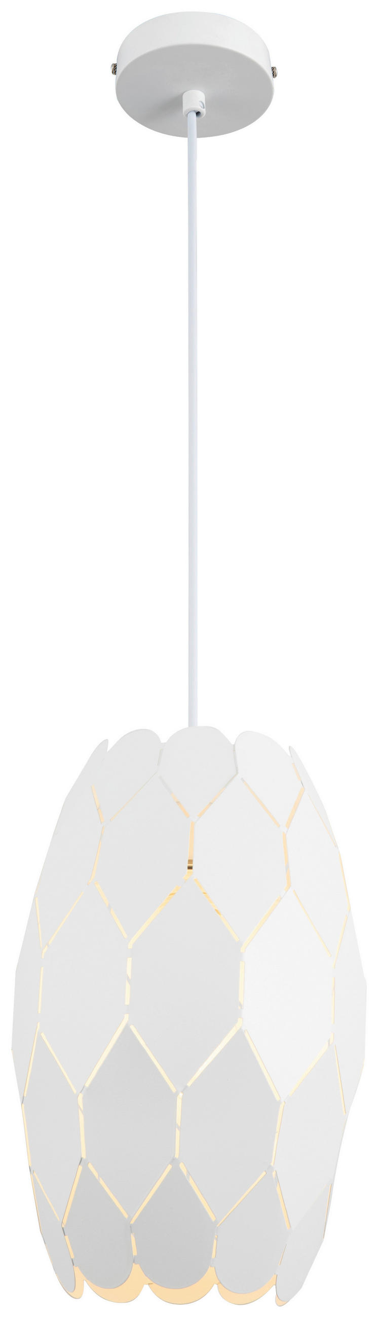 ZÁVĚSNÉ SVÍTIDLO, 20/130 cm  - bílá, Trend, kov (20/130cm) - Novel