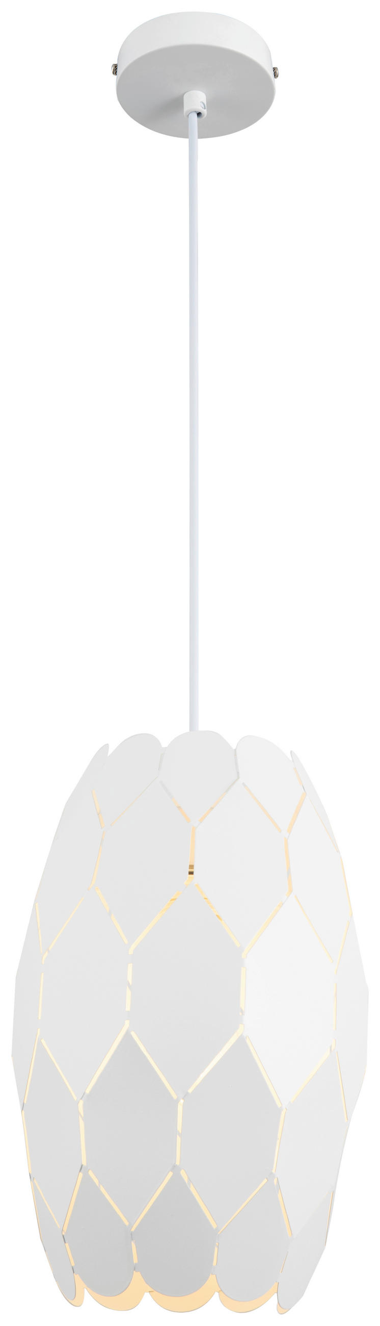 ZÁVĚSNÉ SVÍTIDLO, 20/130 cm  - bílá, Trend, kov (20/130cm) - Novel