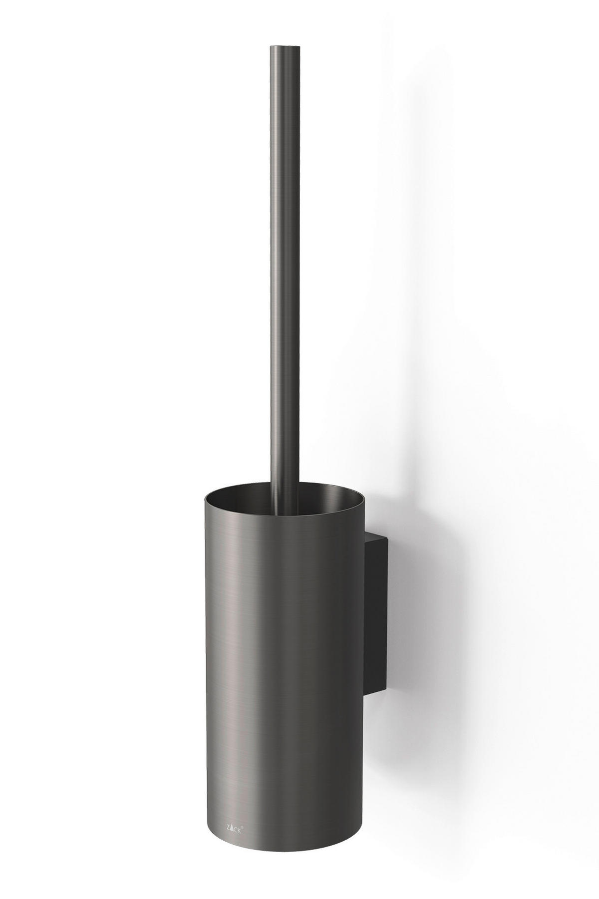 WC-BÜRSTENHALTER - Graphitfarben, Basics, Metall (8,9/44,0cm) - Zack
