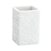 ZAHNPUTZBECHER Kunststoff  - Weiss, Basics, Kunststoff (7,5/11/7,5cm) - Wenko