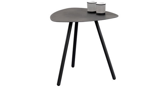 BEISTELLTISCH in Metall 50/50/50 cm - Anthrazit, Design, Metall (50/50/50cm) - Xora
