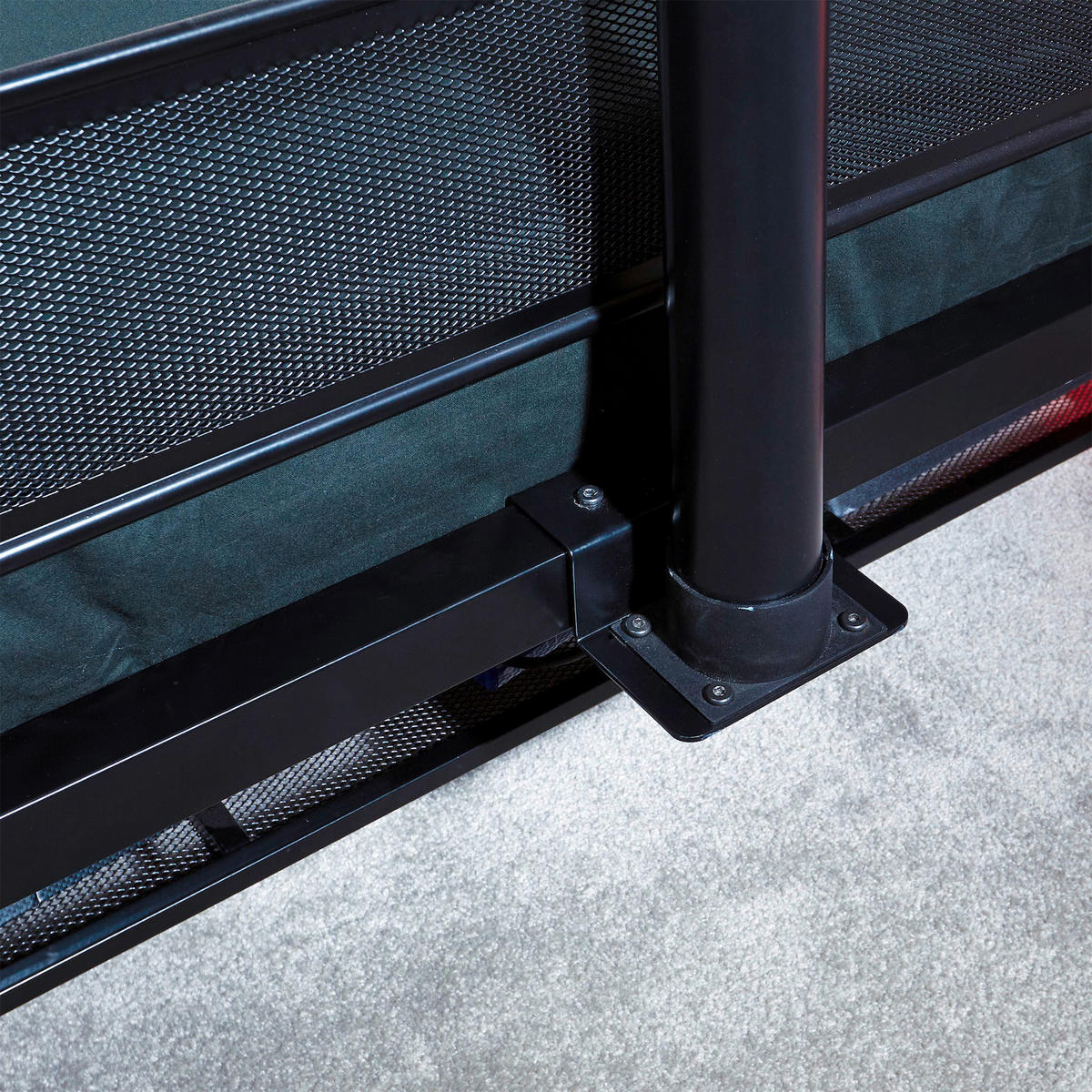 METALLBETT 90/190 cm  in Schwarz  - Schwarz, MODERN, Metall (90/190cm) - X Rocker