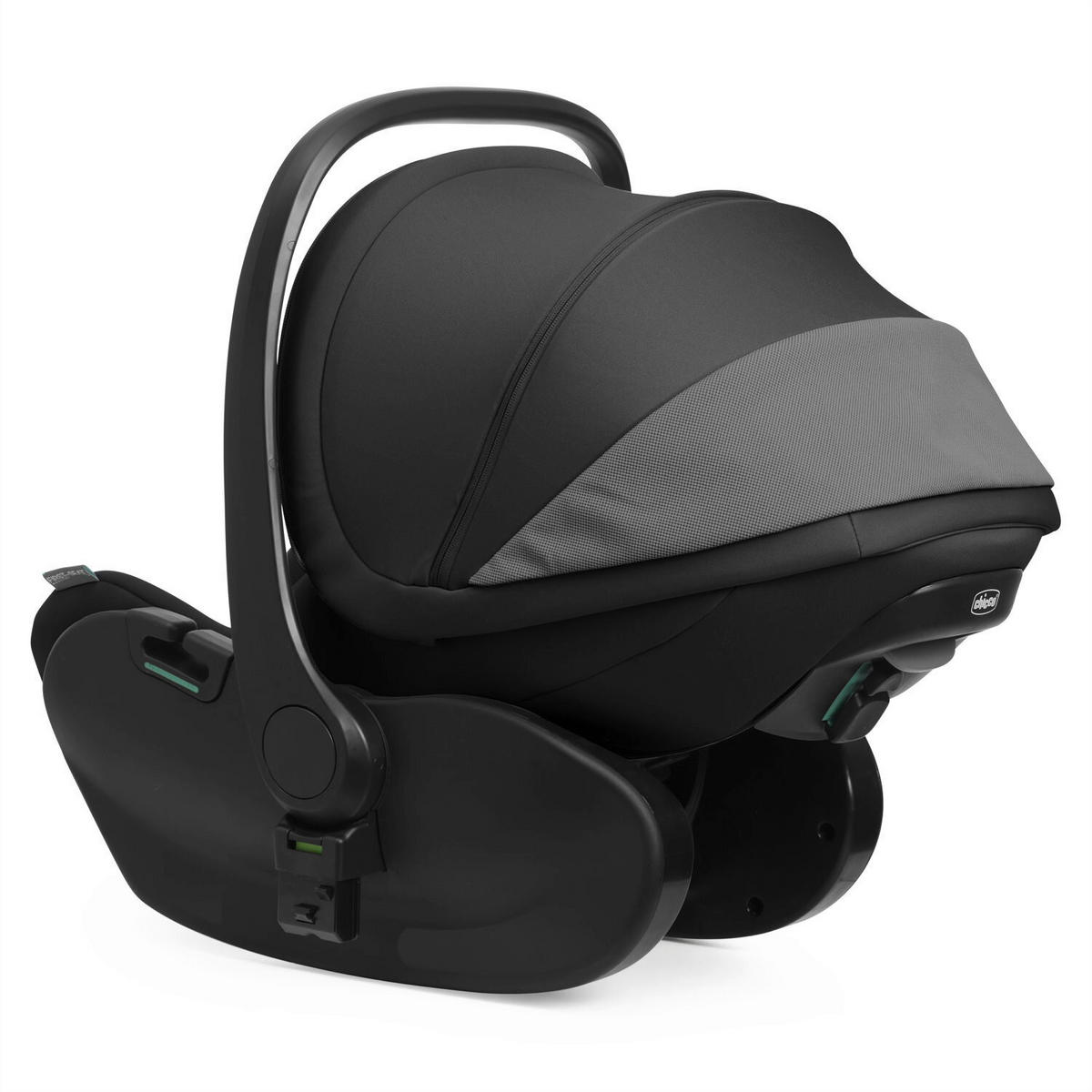 KINDERAUTOSITZ First Seat Recline I-Size   - Dunkelgrau/Hellgrau, Basics, Textil (44/58/60/65cm) - Chicco