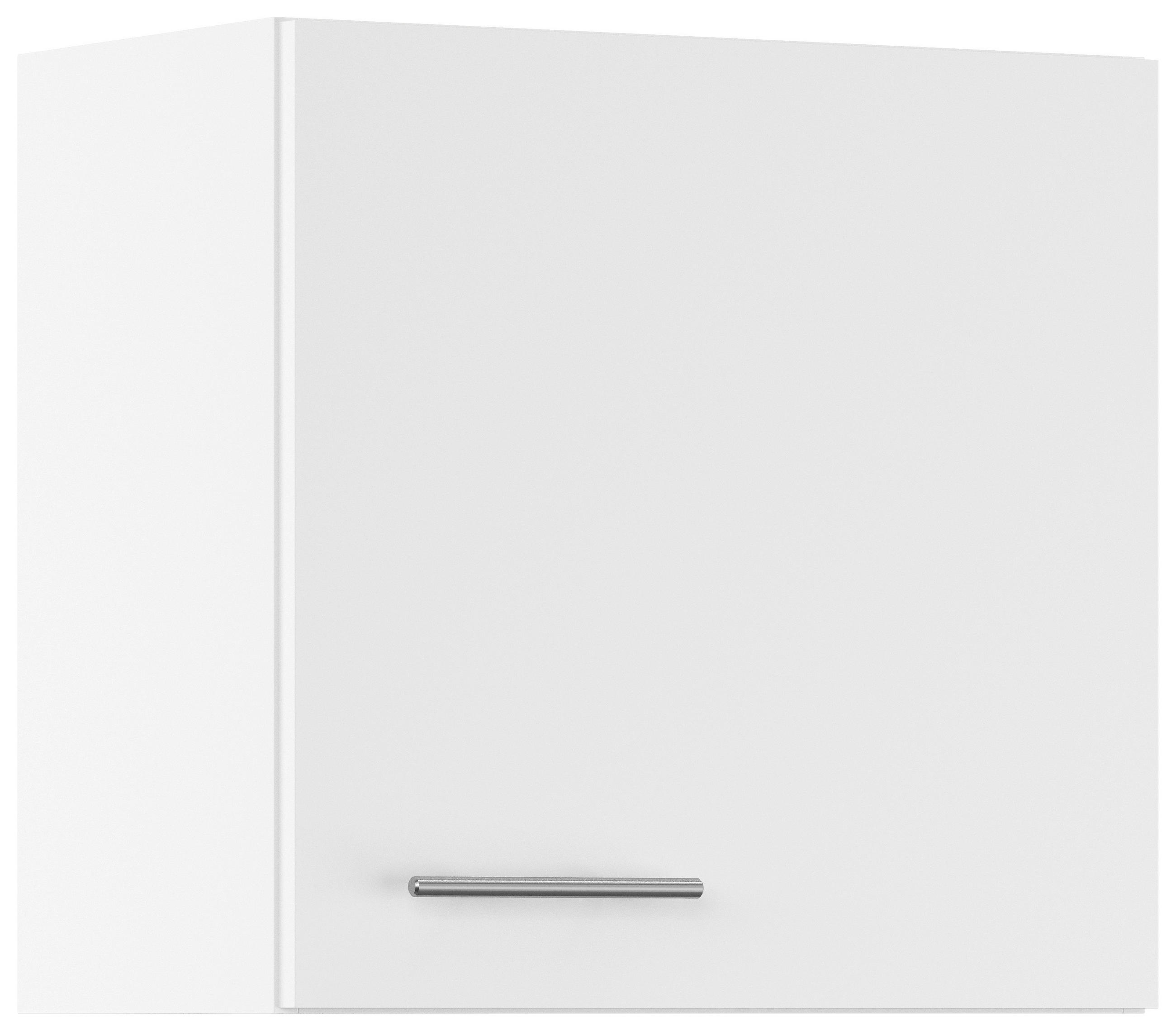 KÜCHENOBERSCHRANK 60/57,9/34,2 cm  in Weiß  - Edelstahlfarben/Weiß, Basics, Holzwerkstoff/Metall (60/57,9/34,2cm) - Impuls