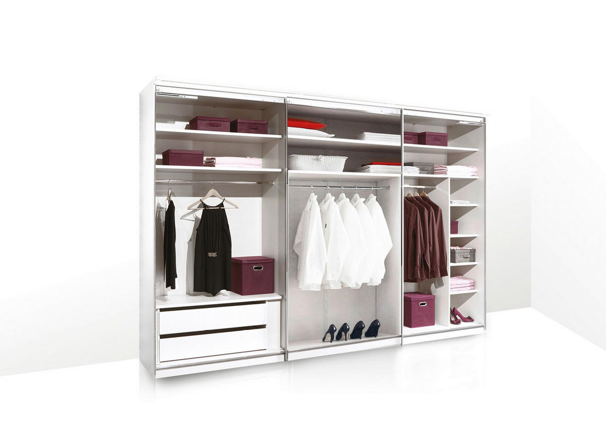 SCHWEBETÜRENSCHRANK in Sandfarben, Eiche Artisan  - Sandfarben/Graphitfarben, Design, Glas/Holzwerkstoff (249/222/68cm) - Moderano
