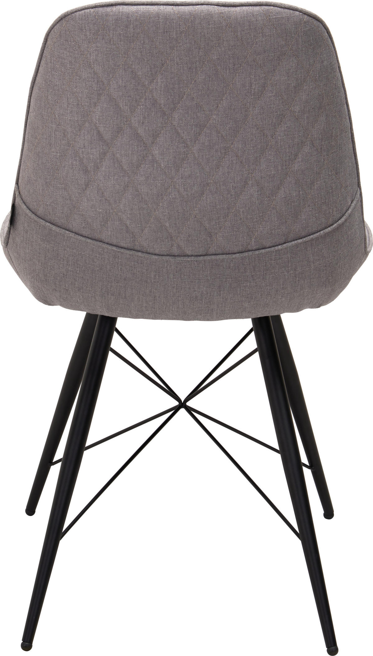 STOLICA  siva, crna  metal, tekstil      - siva/crna, Design, metal/tekstil (60cm) - Hom`in