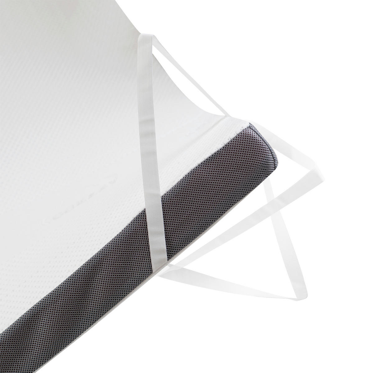 TOPPER EaZzzy Topper Premium Cube 140/200 cm Höhe ca.  - Weiß, Basics, Kunststoff (140/200cm) - Genius