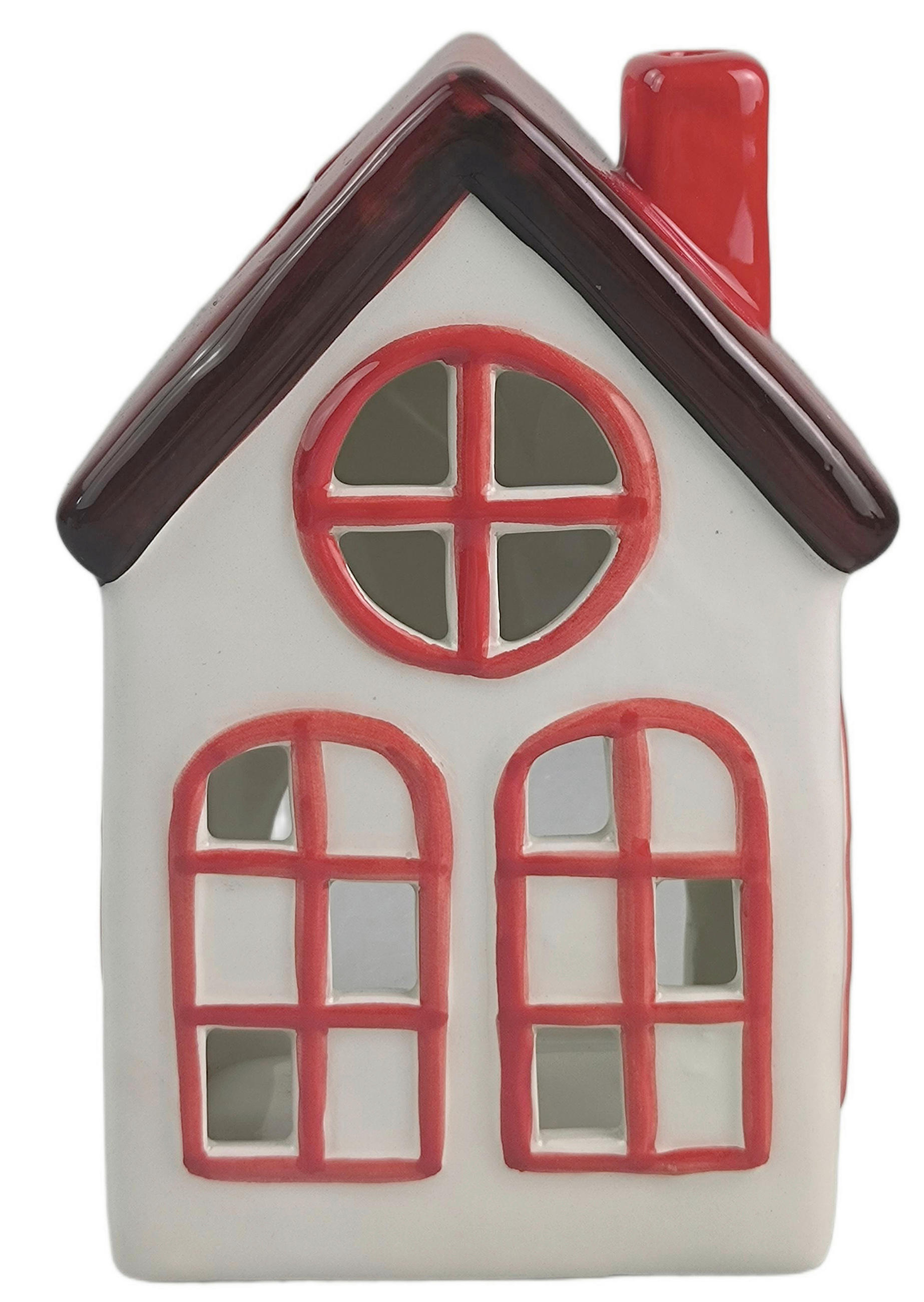 DEKOHAUS - Rot/Schwarz, LIFESTYLE, Keramik (9,8/15,1/7,2cm) - X-Mas