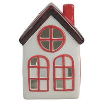 DEKOHAUS - Rot/Schwarz, LIFESTYLE, Keramik (9,8/15,1/7,2cm) - X-Mas