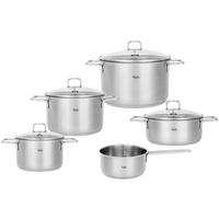 KOCHTOPFSET SatiTherm 5-teilig  - Edelstahlfarben, Basics, Metall - Fissler