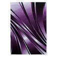FLACHWEBETEPPICH 240/340 cm Parma Schwarz, Weiß, Violett  - Violett/Schwarz, Design, Textil (240/340cm) - Novel