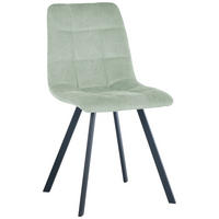 STUHL Cord Grau  - Schwarz/Grau, Design, Textil/Metall (45/88/54,5cm) - Carryhome