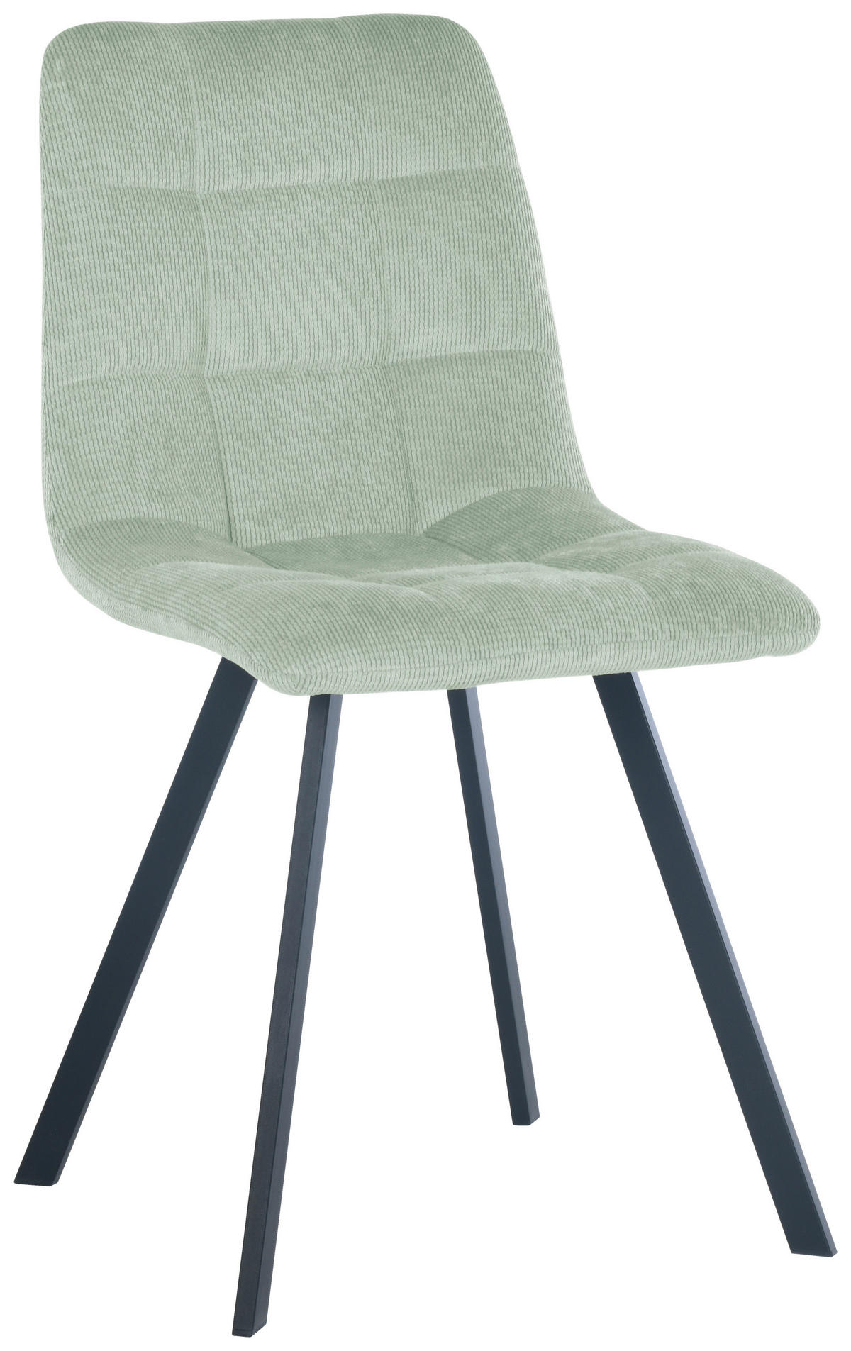 STUHL Cord Grau  - Schwarz/Grau, Design, Textil/Metall (45/88/54,5cm) - Carryhome