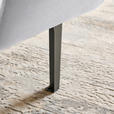 ECKSOFA in Chenille Silberfarben  167/311 cm  - Silberfarben/Schwarz, Design, Textil/Metall (167/311cm) - Xora