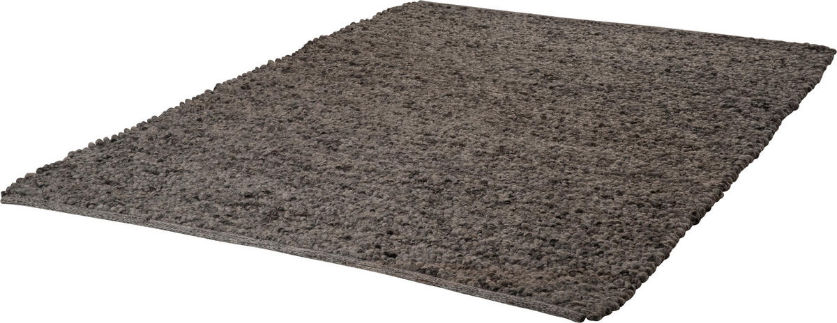 COVOR ȚESUT DE MÂNĂ My Stellan  - grafit, Basics, textil (120/170cm) - Linea Natura