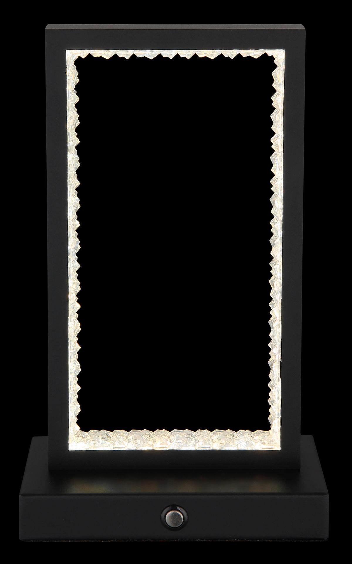 AKKU-TISCHLEUCHTE 14/7,5/23 cm  - Klar/Schwarz, Design, Kunststoff/Metall (14/7,5/23cm) - Globo