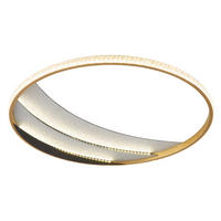 LED-DECKENLEUCHTE 52/6 cm   - Klar/Chromfarben, Design, Kunststoff/Metall (52/6cm) - Globo