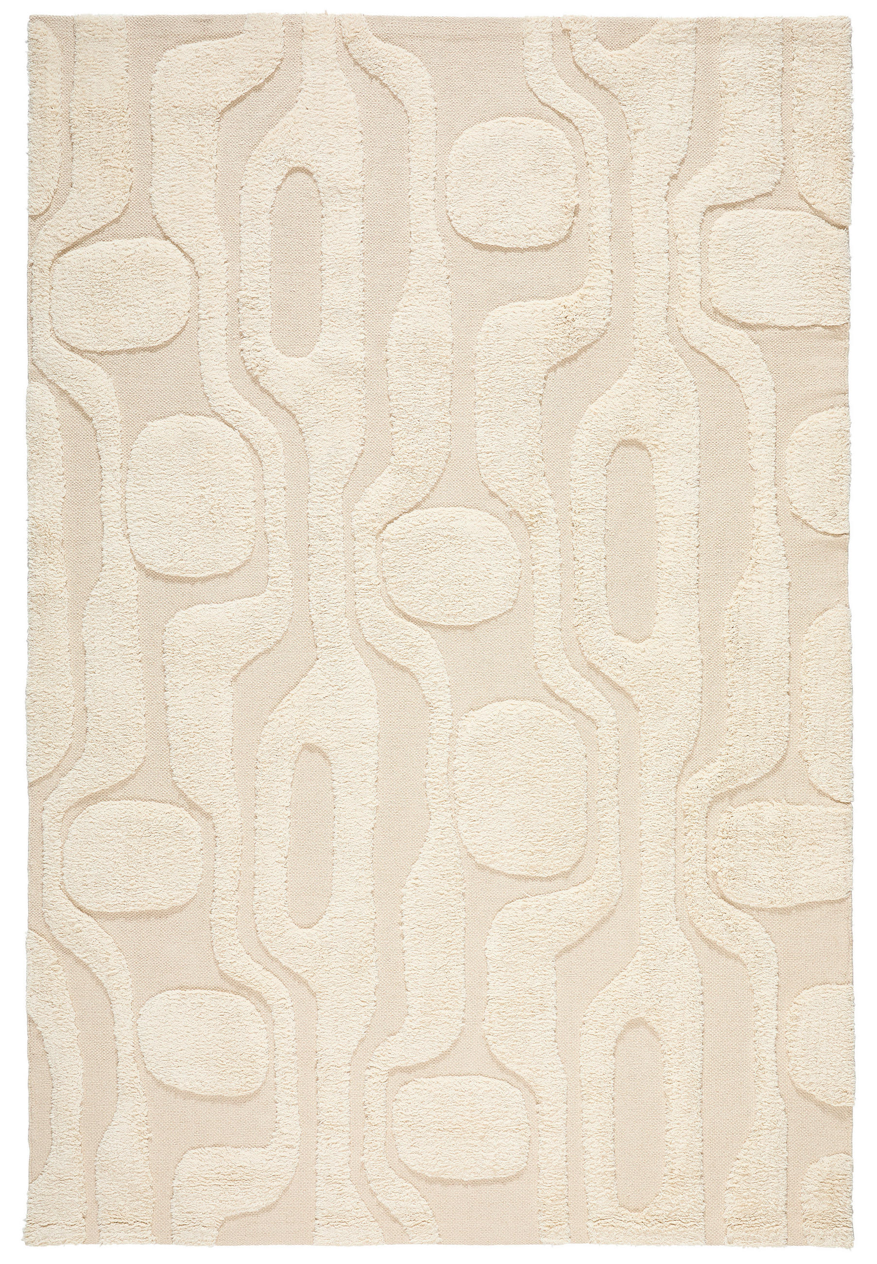 HANDWEBTEPPICH 160/230 cm Grau, Naturfarben  - Naturfarben/Grau, Design, Textil (160/230cm) - Novel