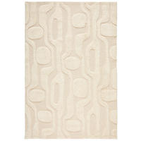 HANDWEBTEPPICH 130/190 cm Grau, Naturfarben  - Naturfarben/Grau, Design, Textil (130/190cm) - Novel