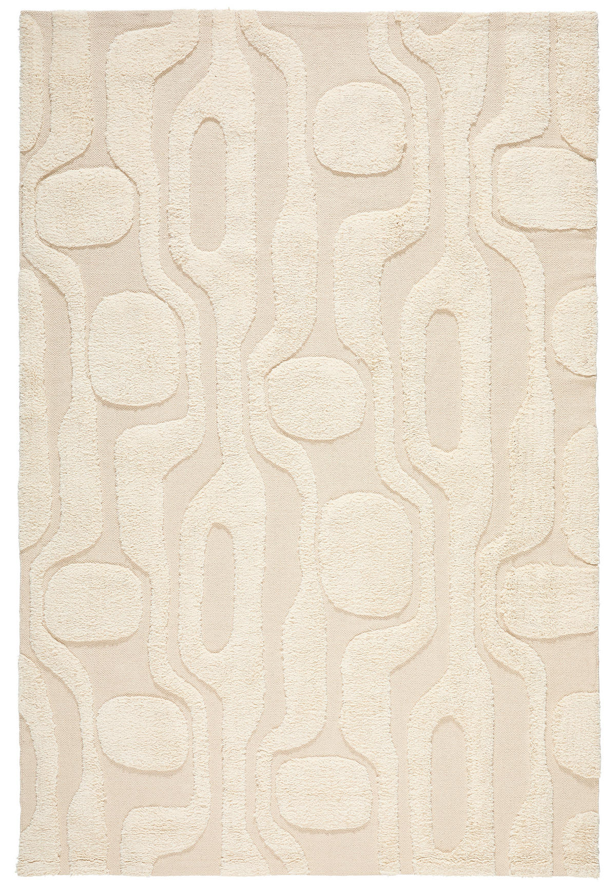 HANDWEBTEPPICH 130/190 cm Grau, Naturfarben  - Naturfarben/Grau, Design, Textil (130/190cm) - Novel