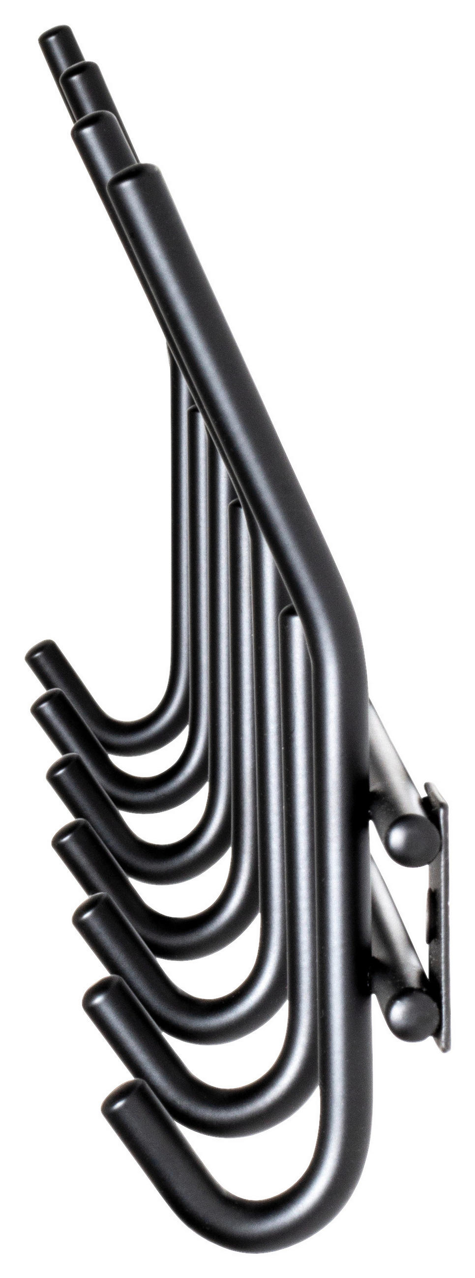 GARDEROBENLEISTE  in Schwarz  - Schwarz, Design, Metall (54/16/5cm)