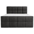 BOXBETT 180/200 cm  in Anthrazit  - Chromfarben/Anthrazit, Design, Holz/Holzwerkstoff (180/200cm) - Esposa