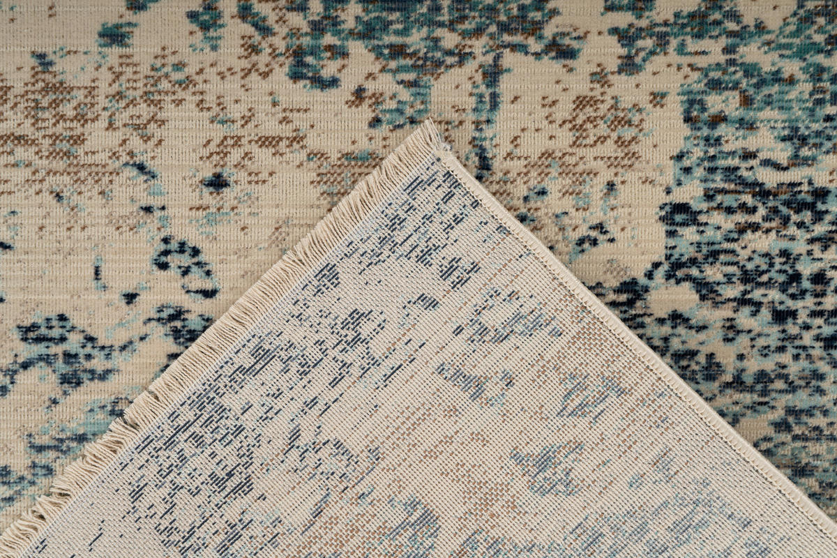 VINTAGE KOBEREC, 120/170 cm, modrá - modrá, Konvenční, textil (120/170cm)