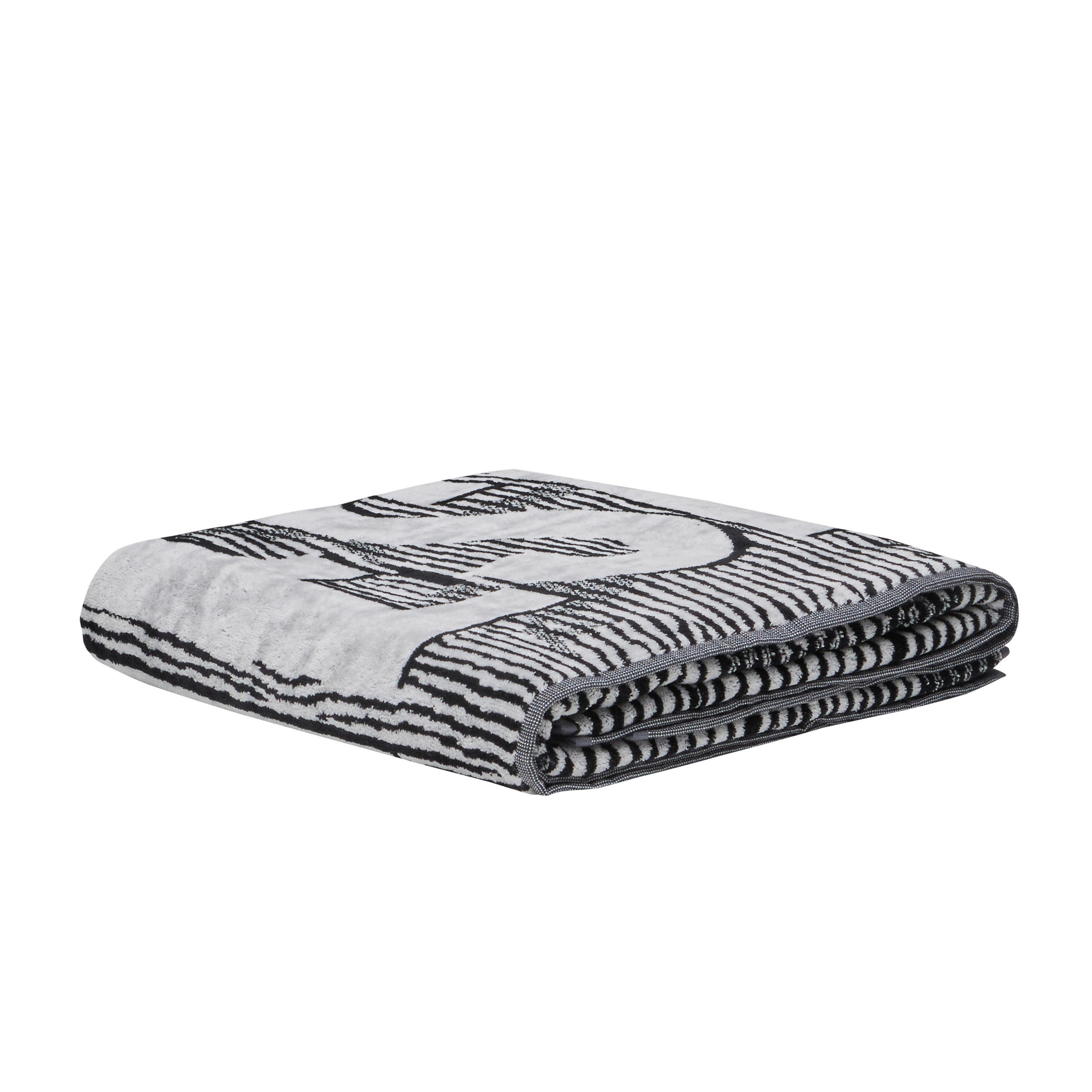 DUSCHTUCH STRIPES 95/150 cm  - Grau, Basics, Textil (95/150cm) - Diesel